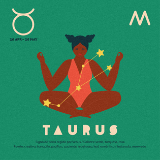 Illustrated Zodiac Taurus (XS)