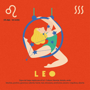 Illustrated Zodiac Leo (XS)