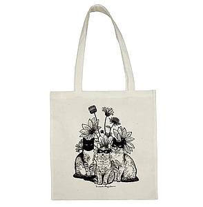Tote bag Masked cats