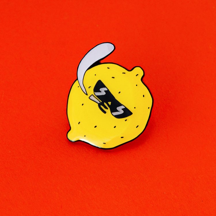 Lemon Dude pin