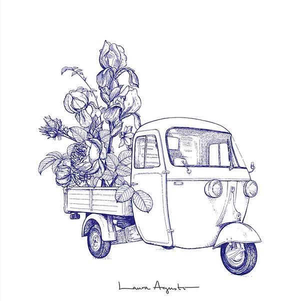 Blooming van (S)