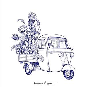 Blooming van (S)