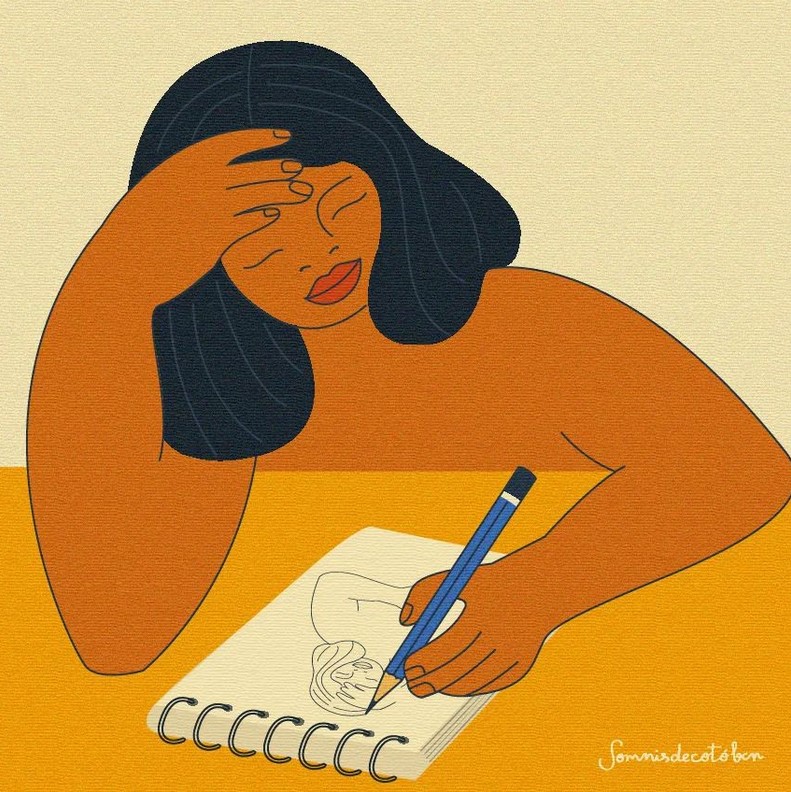 Yellow portrait (XS)
