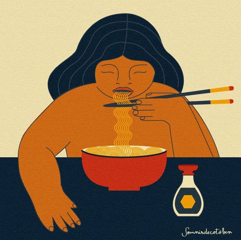 Yakisoba lunch