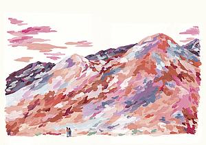 Montaña rosa
