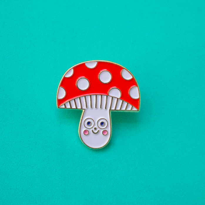 Mushroom Pin