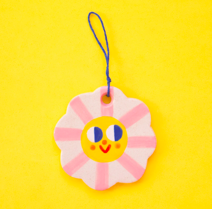 Pink flower Hanging