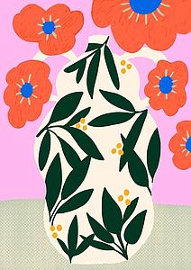 Poppy pot (S)