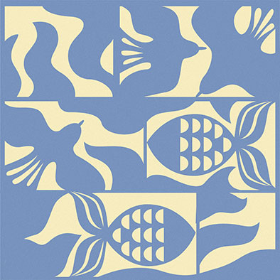 Nature bleue (XS)