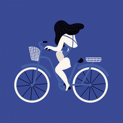 Blue bike (M)