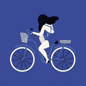 Blue bike (M)
