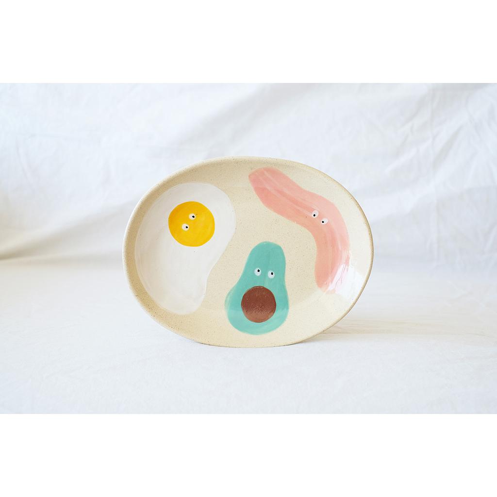 BREAKFAST PLATE (avocado)