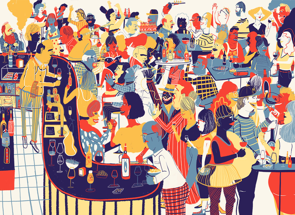 The bar