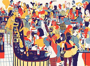 The bar