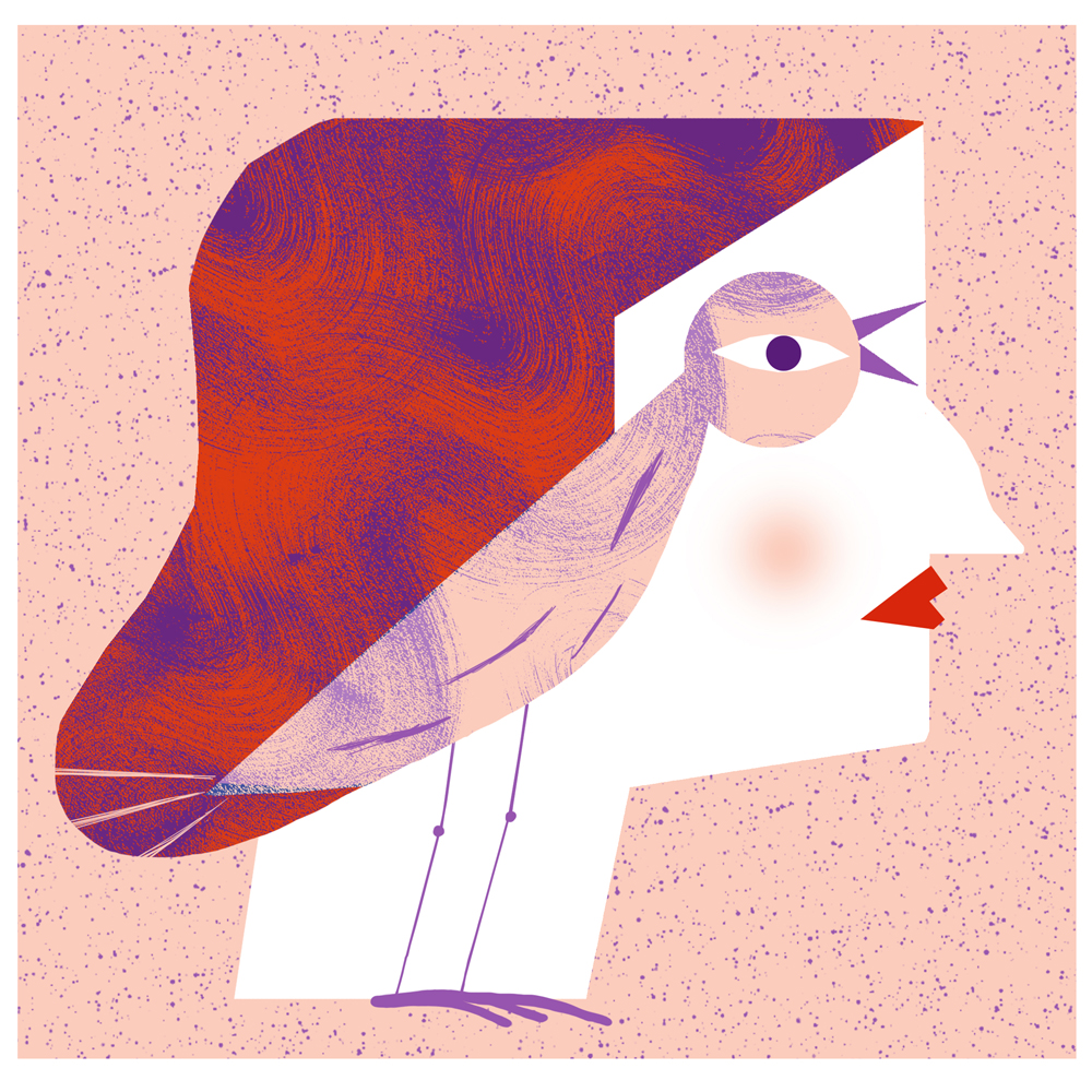 Mujer pájaro