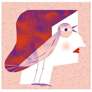 Mujer pájaro