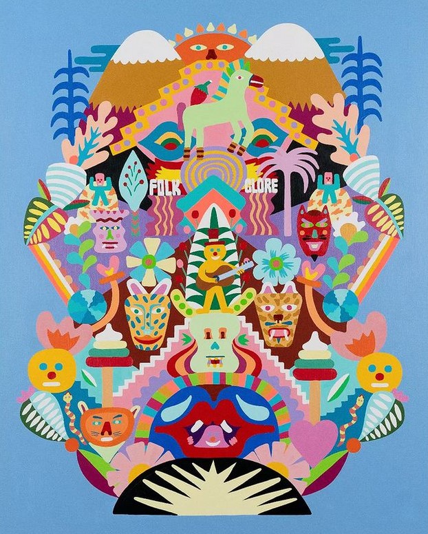 Árbol de la vida azul (L)