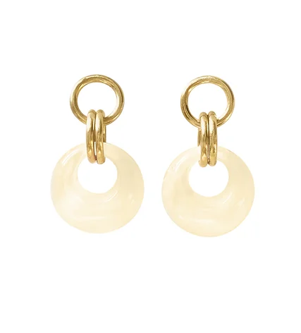 MIST pendientes beige