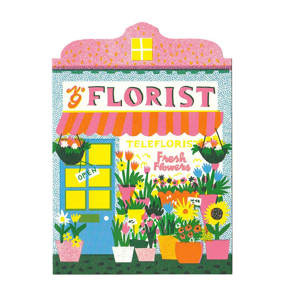 Florist shop card