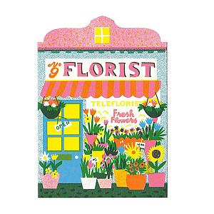 Florist shop card