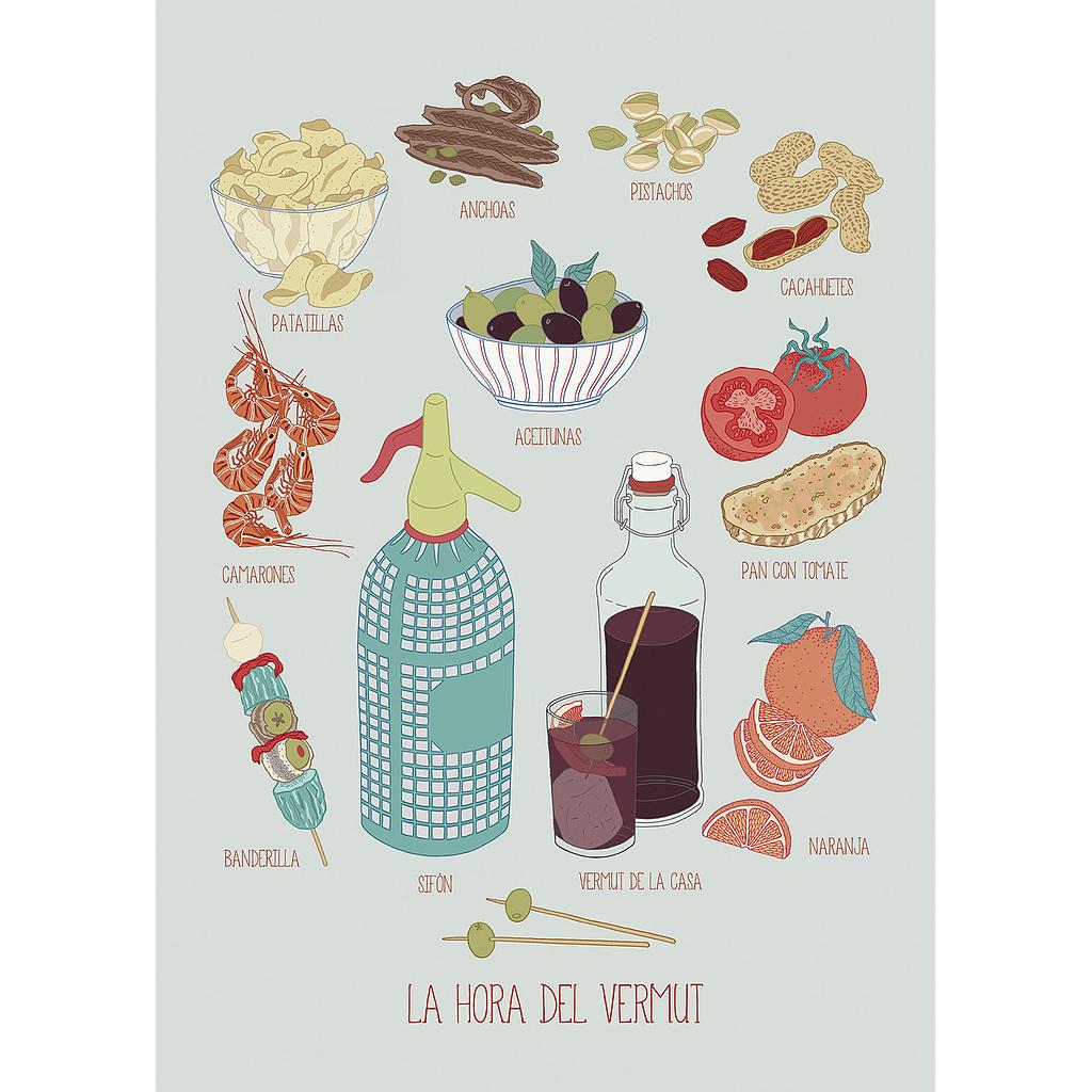 Hora del vermut - azul (S)