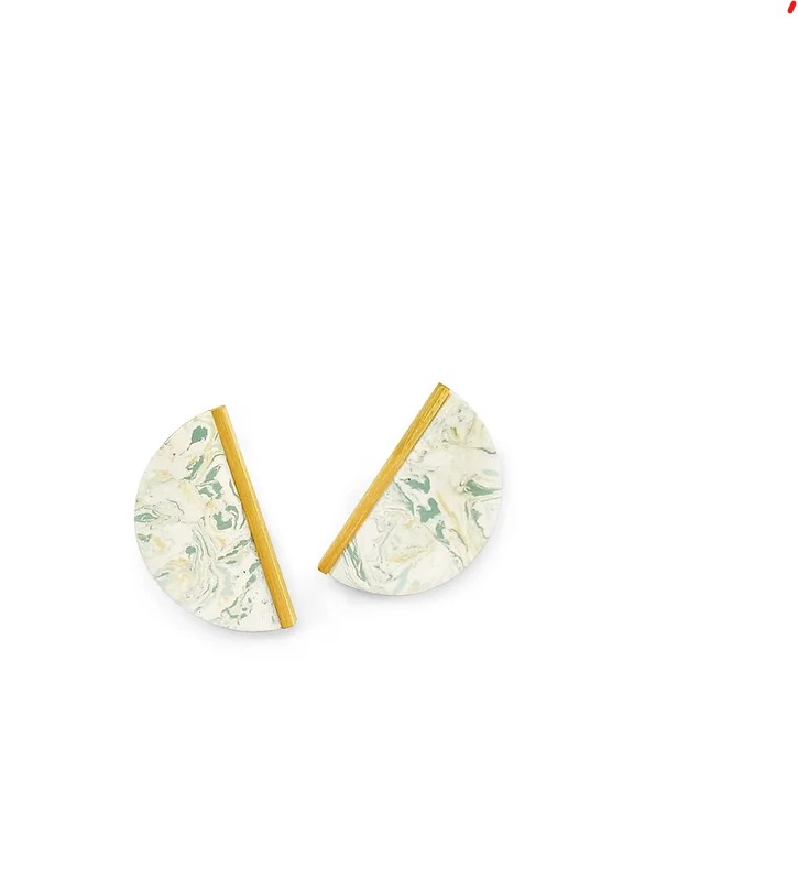 FADE Porcelain pendientes