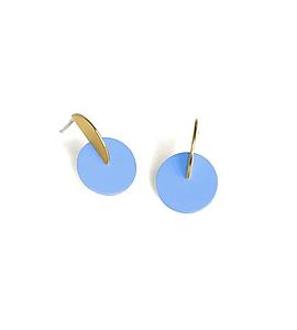 JUNE pendientes azul