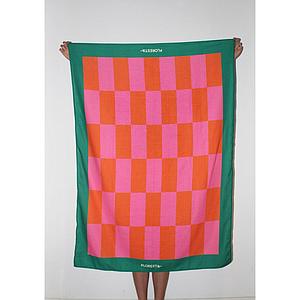 Pareo naranja/rosa