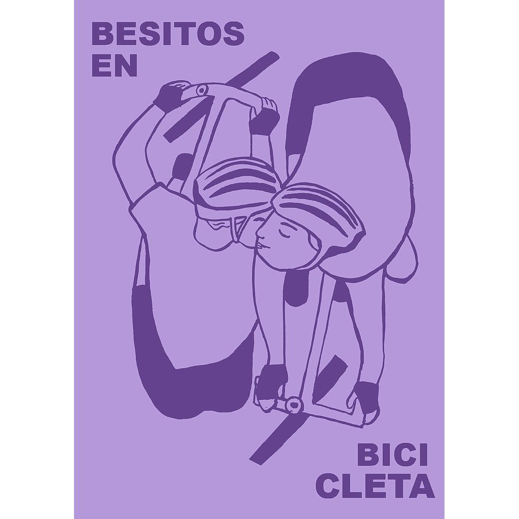 Besitos en bicicleta violeta (S)