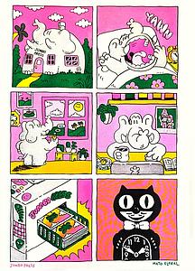 Jumbo comic print