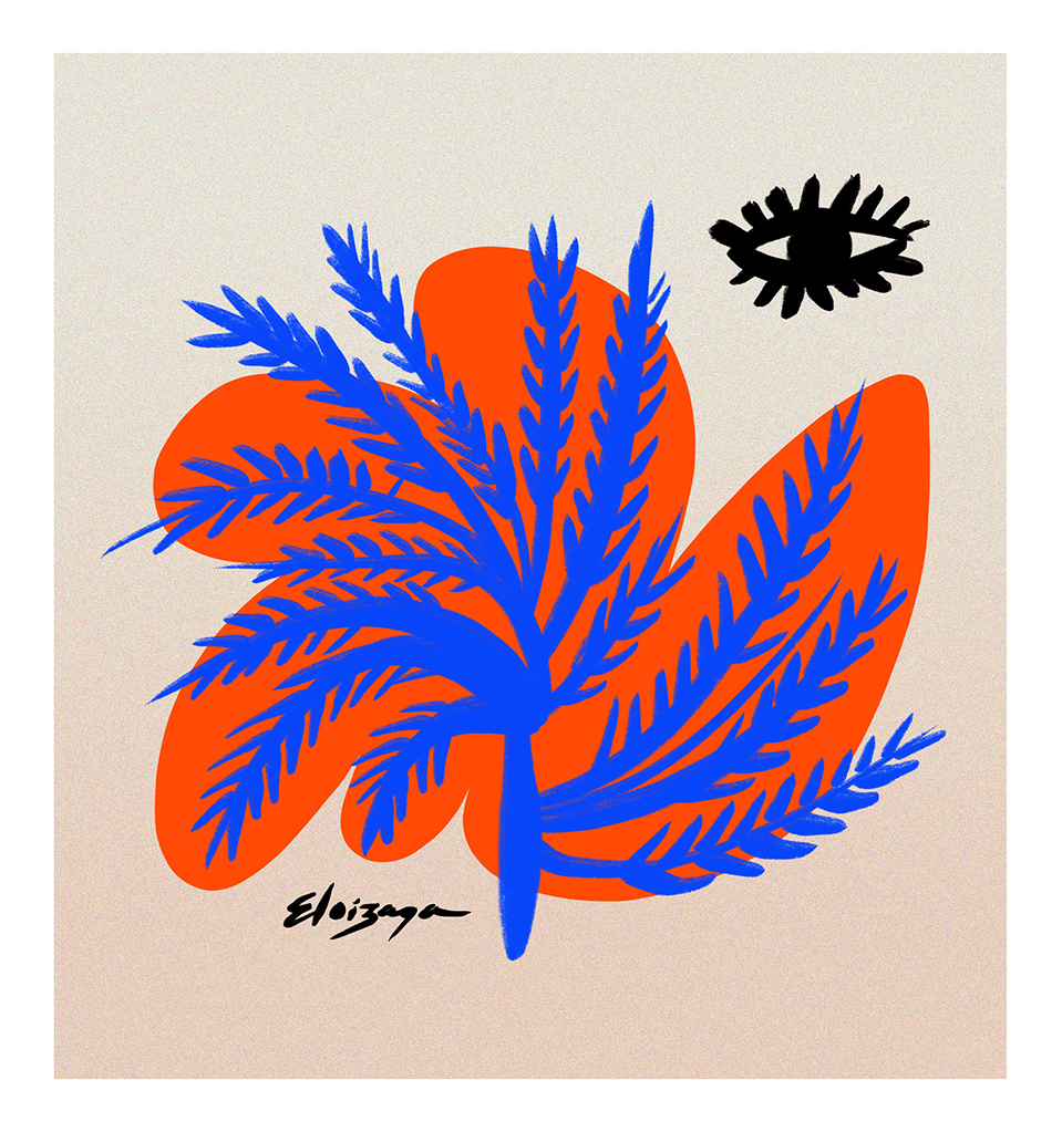 Blue palm