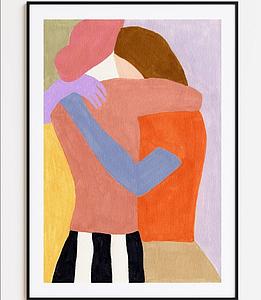 Abrazo colorido (L)