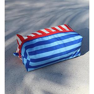 Neceser rayas rojo/blanco/azul