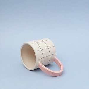 Taza Quadretti/Rosa