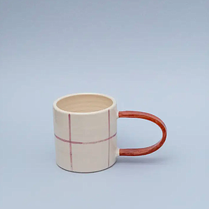 Taza Quadri/Rosso