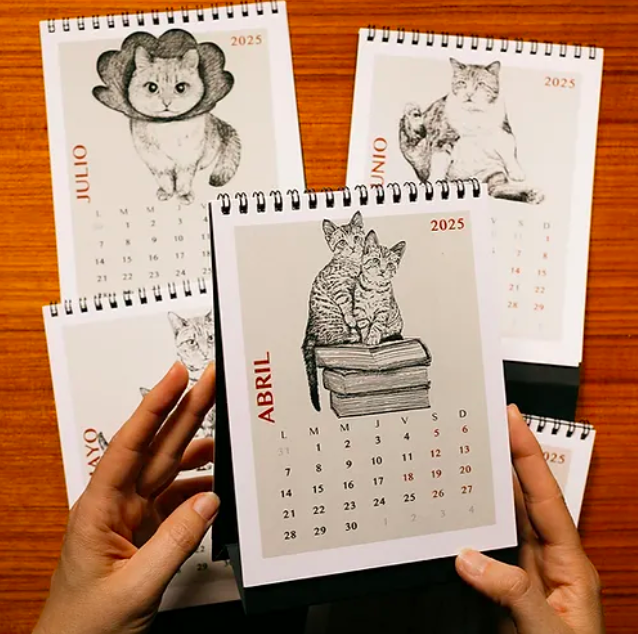 Calendario de mesa 2025