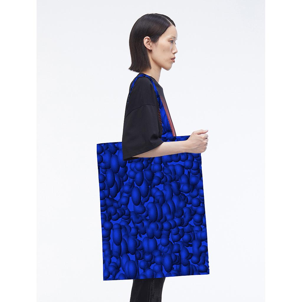 Blue bubbles bag