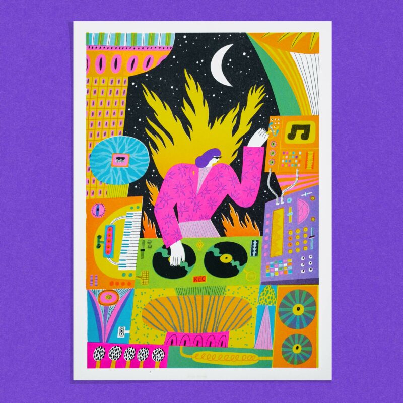 Dj on fire - RISO