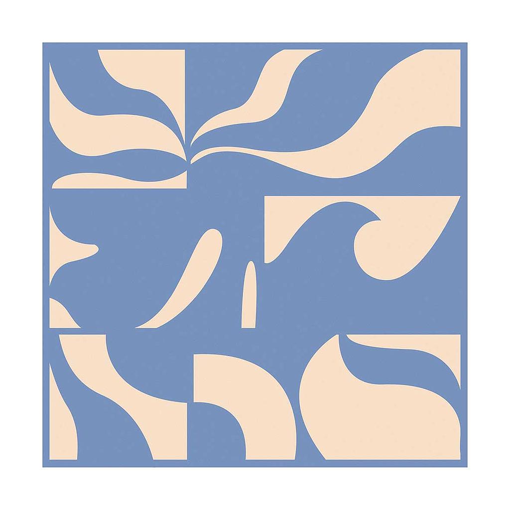 Abstract bleu (M)
