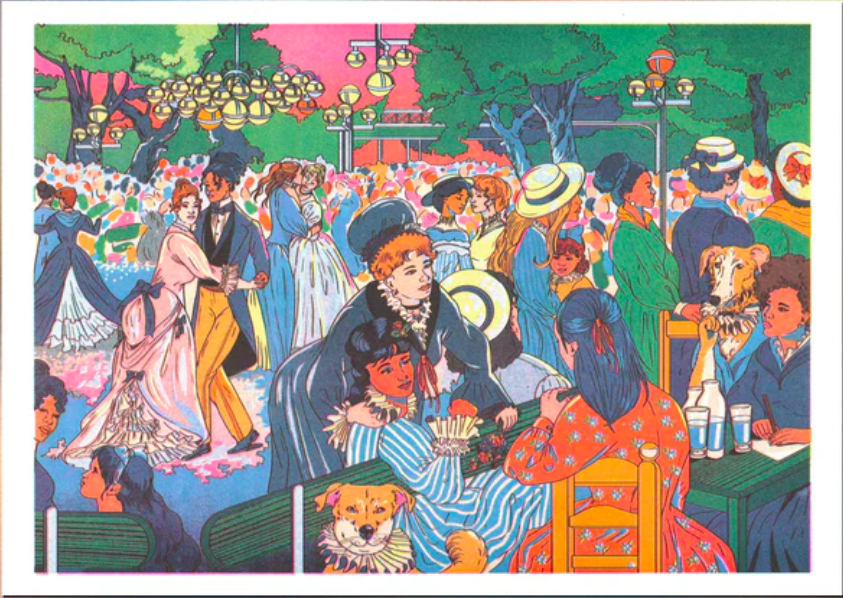 CONTRERAS Maria Jesus - Bal du moulin de la Galette (Auguste Renoir)