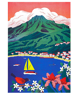 DUBRAY Anne-Helène - La Martinique, La Montagne Pelée