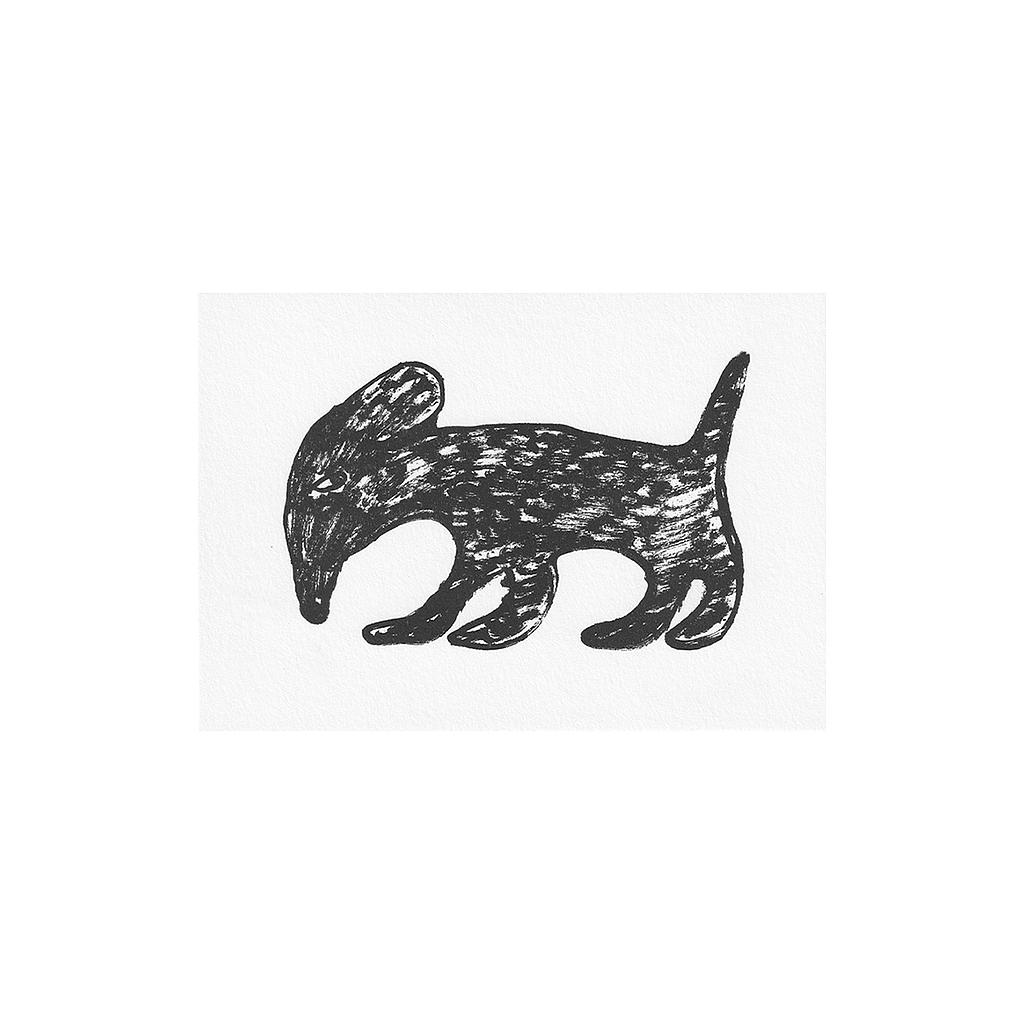 Perro Salchicha Postal