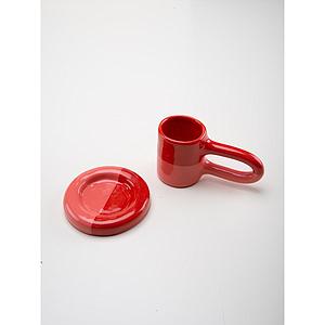  Off the handle ESPRESSO CUP - Red/Pink