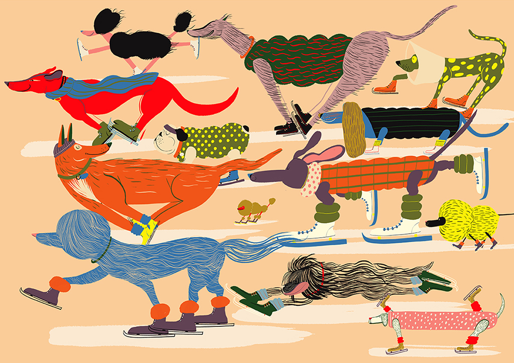 Perros Patinadores