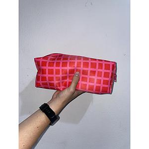 Neceser cuadros Rosa/Rojo