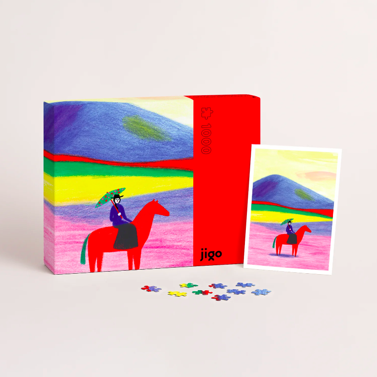 CHEVAL ROUGE by Anne Laval (M)