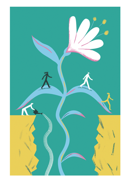Puente flor