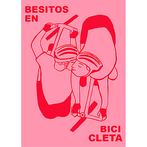 Besitos en bicicleta - rosa (M)