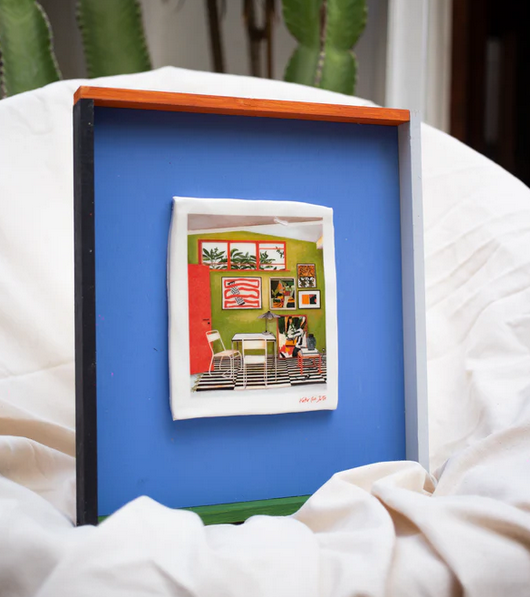 Cuadro de cerámica "Henning`s house"