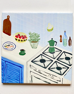 Blue Kitchen Tile